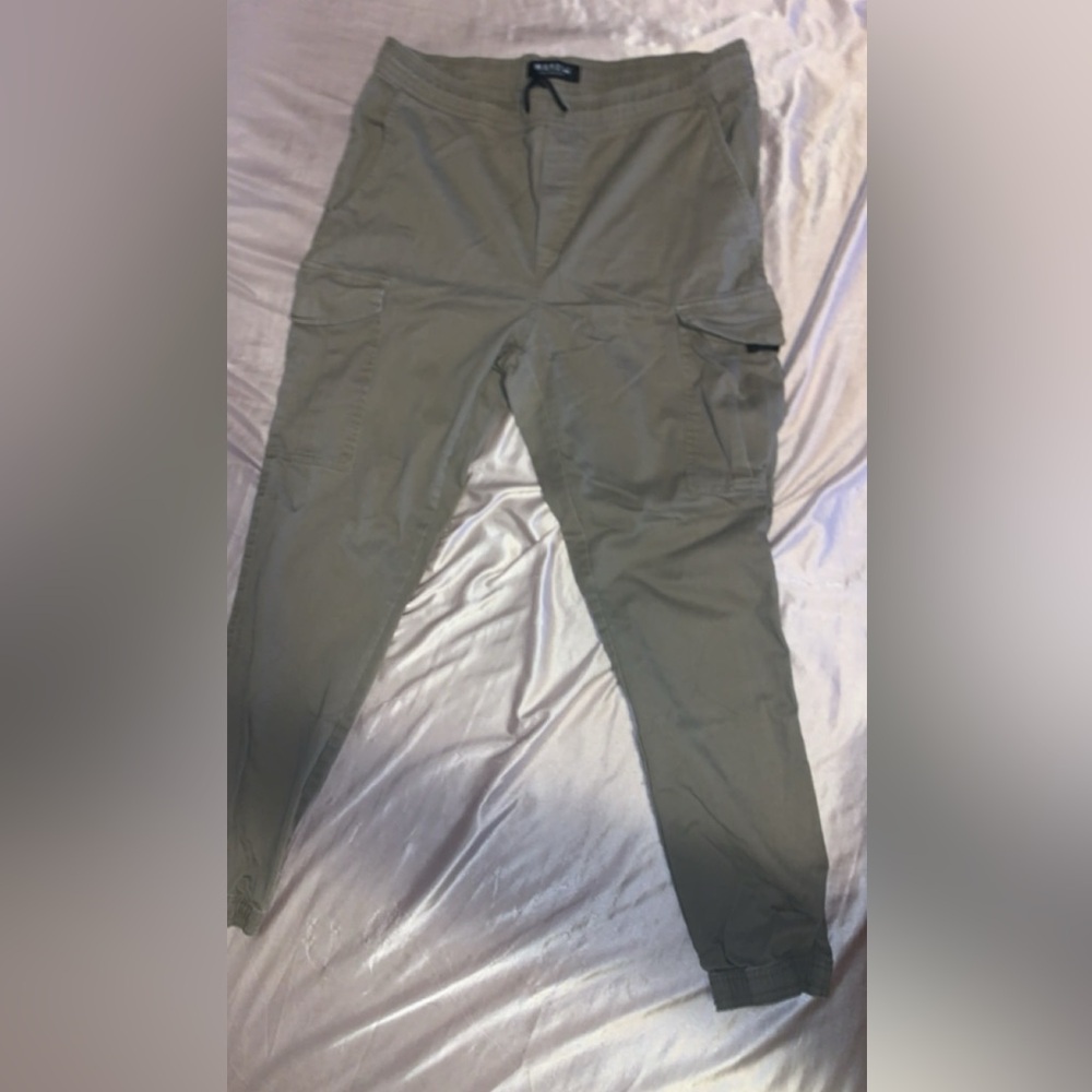 WXYZ cargo pants, beige, and extra large